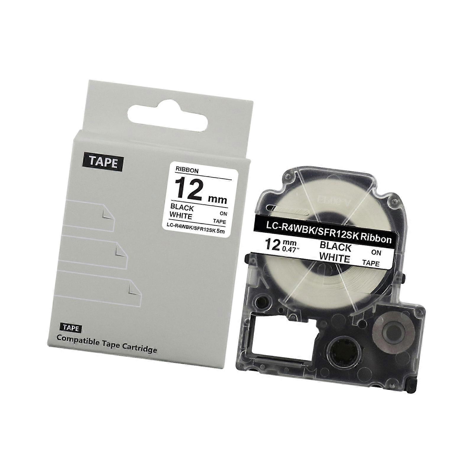 4 Meter Long 12mm Fabric Ribbon Tape For Tradition Name Identifiers Event Decorations And Craft Label Printing  WHITE