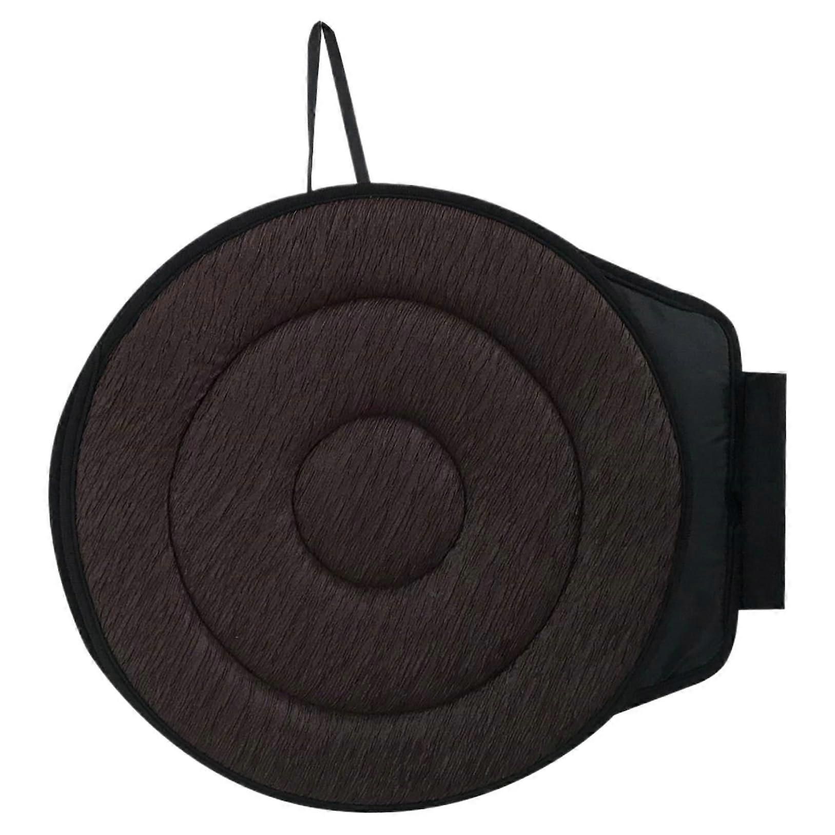 Rotating Seat Cushion for Car 360° Swivel Non-Slip Support Soft Comfortable Cushion for Elderly Limited Mobility Black