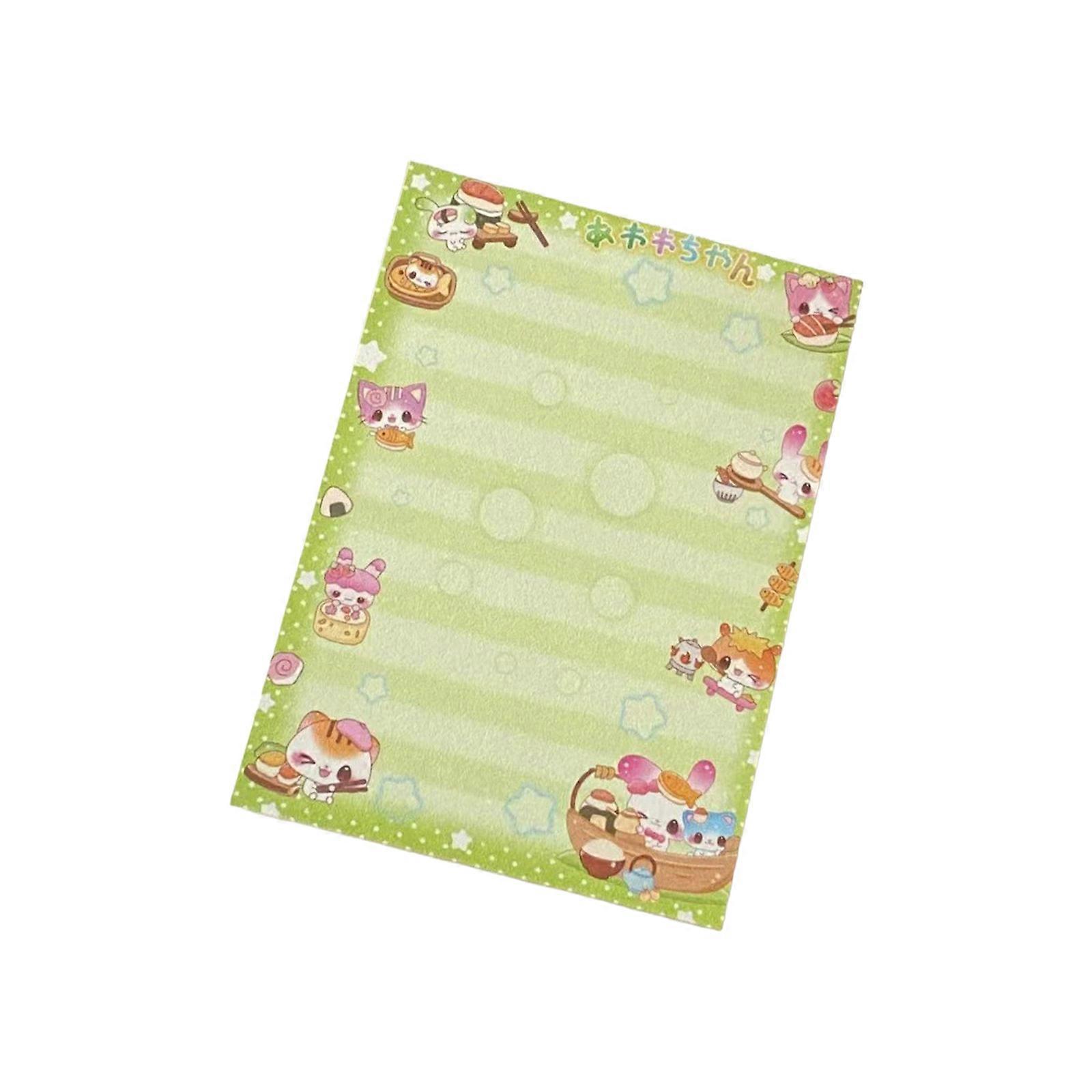 Rainbow Animal Note User Friendly School Office Supplies Cute Memos Sheets Paper Texture Suitable for Journaling Multicolor