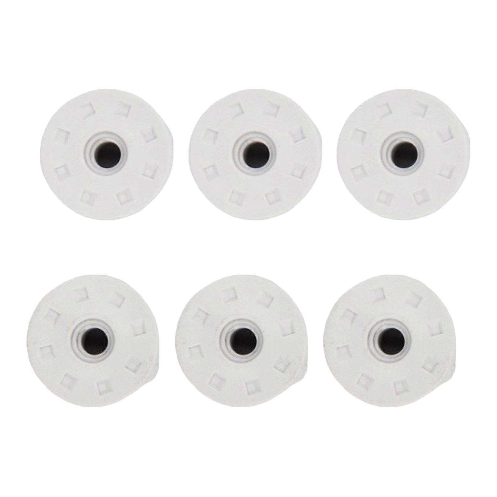 Strong Plastic & Metal Toilet Seat Mounting Hardware Set M6 Thread Toilet Hinges Fasteners for Secure Hinges Installation Multicolor