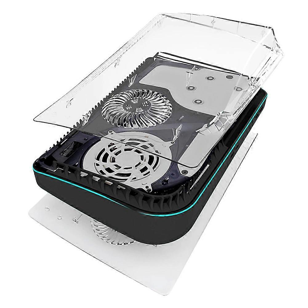 Transparent Cooling Vent Shell Hard Plastic Replacement Plate Case Cover for PS5 Shell Replacement
