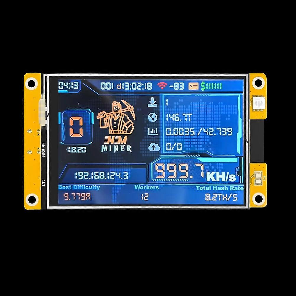 Miner Bitcoin Solo Lottery Aggiornato – 950 KH/s Con Display 2.8”, WiFi, Autonomo, Hashrate +1680% Per Litecoin E BTC