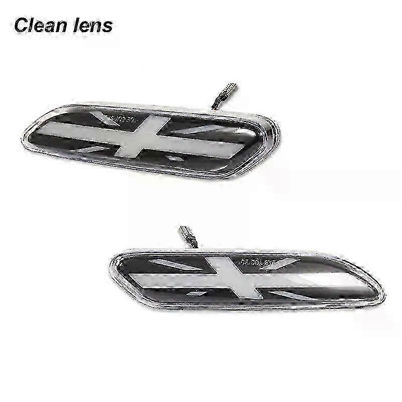 2-Pack Amber LED Dynamic Sequential Blink Fender Side Marker Lights for MINI Cooper R60 Countryman R61 Paceman - Turn Signal Upgrade