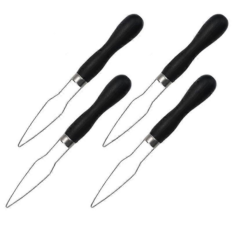 4 Pack Button Hook Tool with Stainless Steel Loop for One Hand Dressing Aid and Easy Fastening