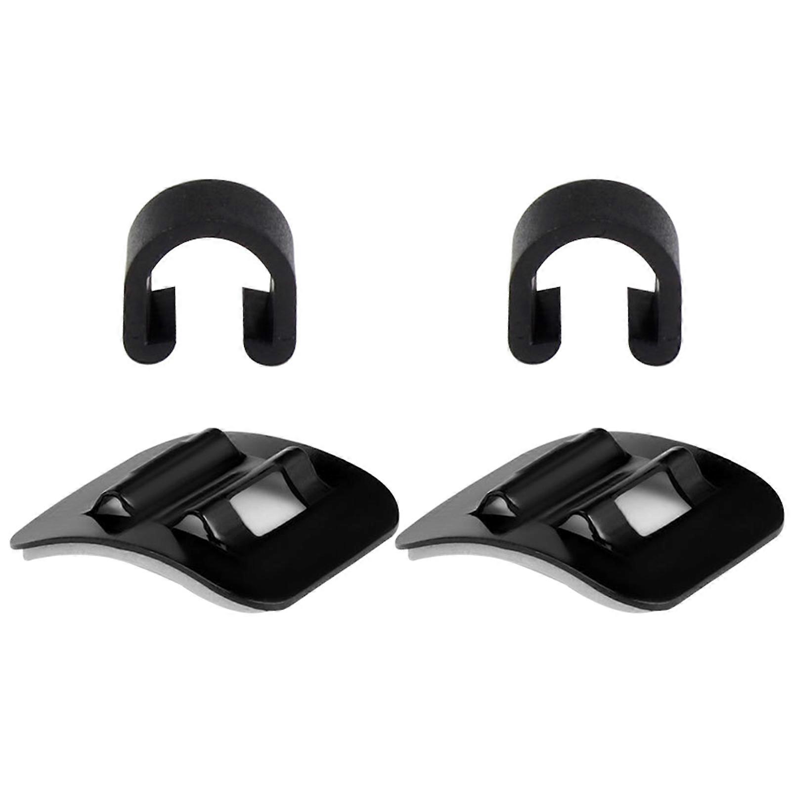 Lot de 5/10 guides-câbles de vélo en plastique, fixation adhésive, clips en forme de C, multicolores.