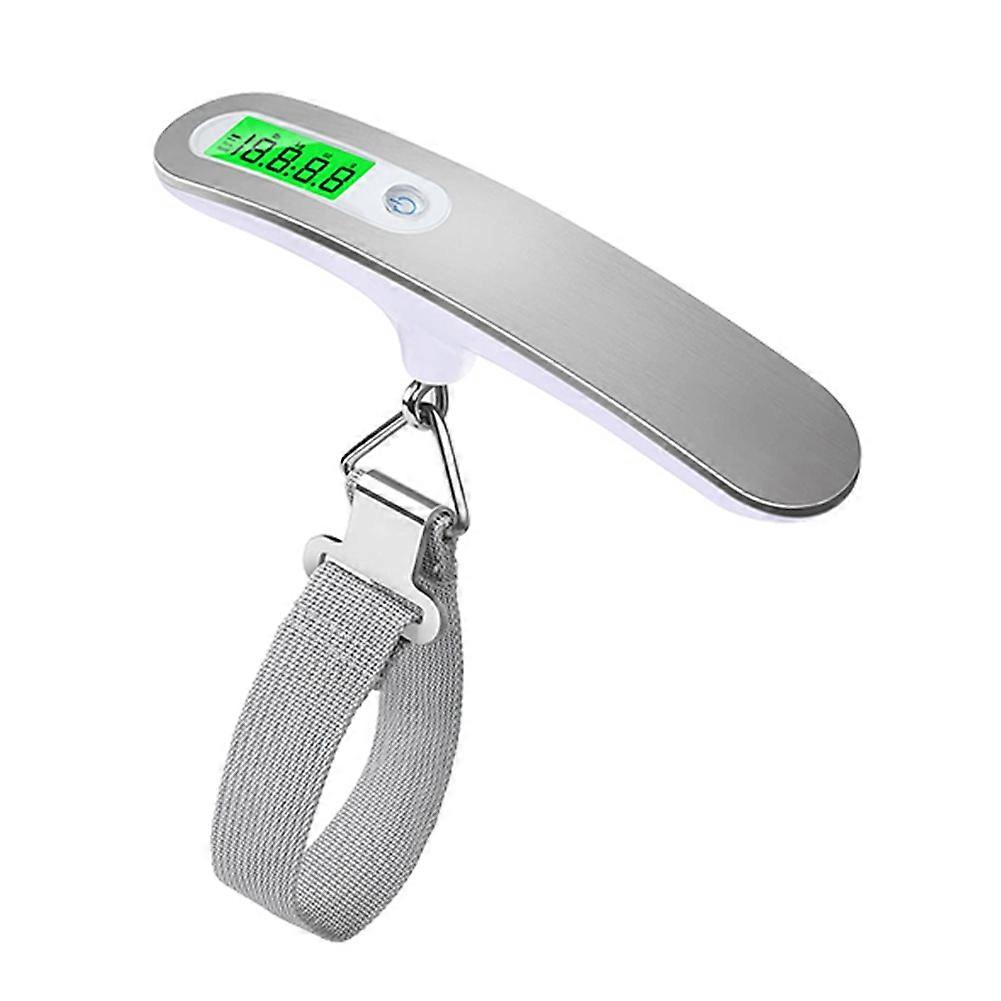 Digital Hanging Scale Luggage Suitcase Baggage Weight Scales,Silver