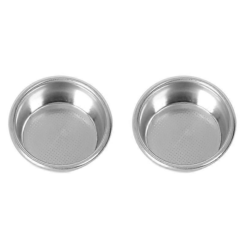 2Pack 54mm Filter Basket for Breville Sage 870/875/878/880 54mm Semi-Automatic Coffee Machine Bottomless Handle Filter