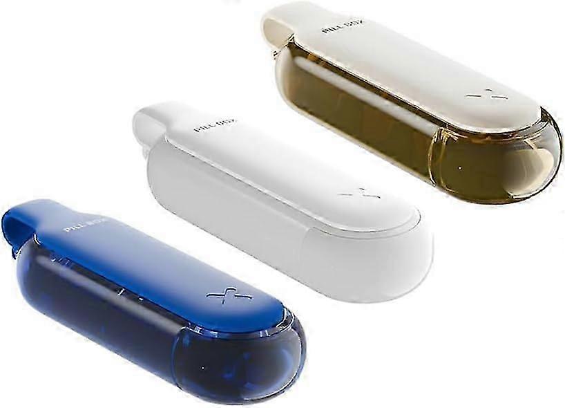 2 In 1 Portable Easy Extractor & Layered Organizer Weekly Organizer Compact And Portable Daily Box Easy To Open Case For /Vitamin/Fish Oil/