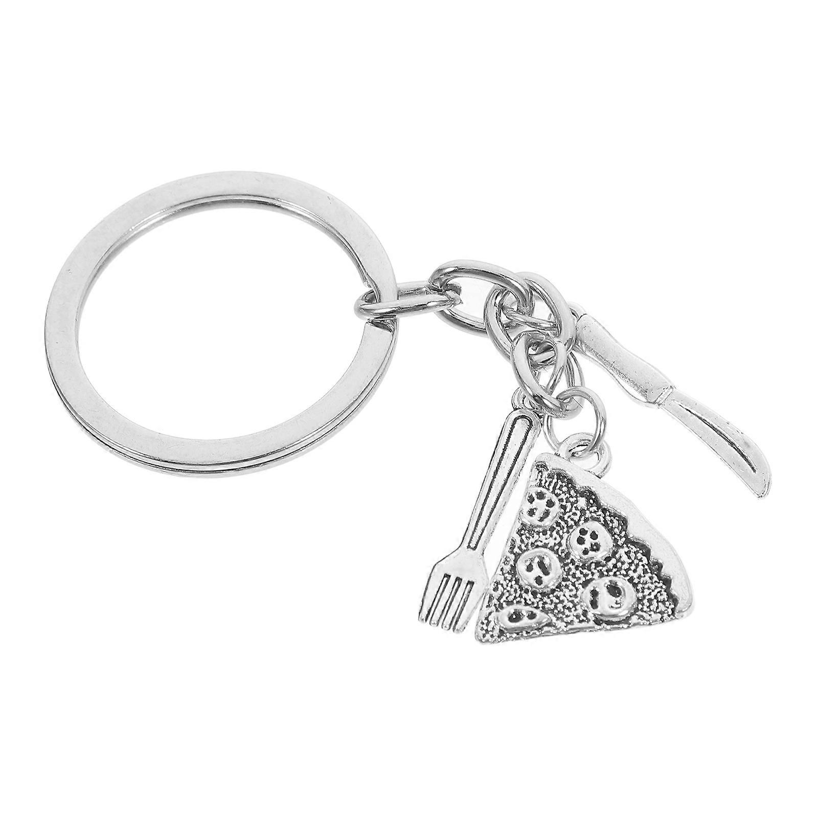 Shape Key Ring Pendant Gift For Keychain Enthusiasts 1Set