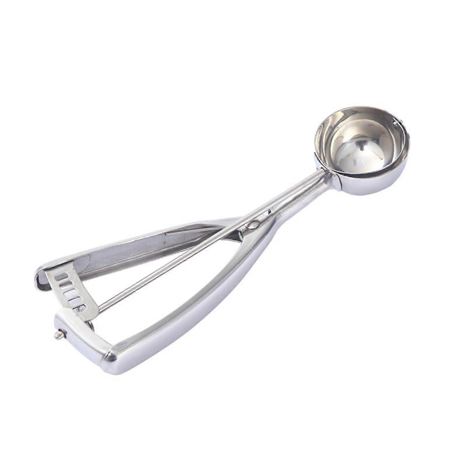 304 Stainless Steel Ice Cream Scoop with Trigger Release for Cookies and Desserts