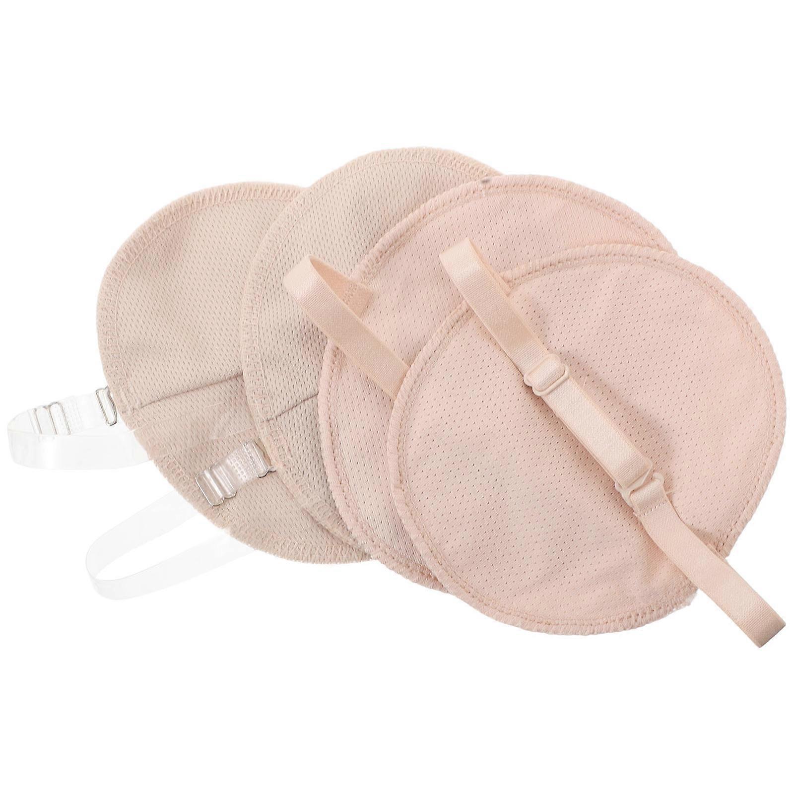 Underarm Sweat Pads Reusable for Women 4Pcs Quick-Dry Breathable Soft Absorbing Patches