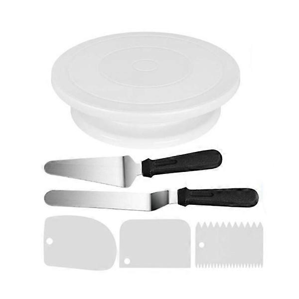 Cake set with Cake Spinner 6 pieces