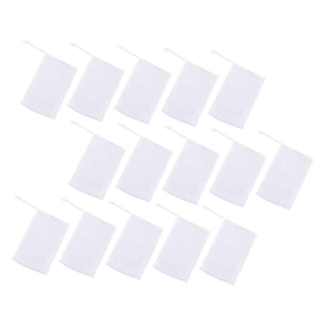 50Pcs Exfoliating Foaming Soap Saver Bags with Quick Dry Hanging Mesh for Shower and Facial Cleansing