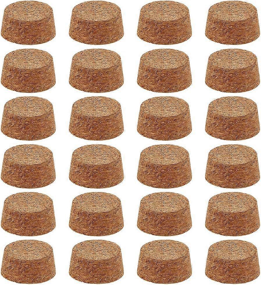 24 Pcs Cork Bottle Stoppers Size 28 Tapered Cork Plug Cork Stoppers Replacement Corks for Wine Beer Glass Bottle Jar DIY Arts and Craft Projects