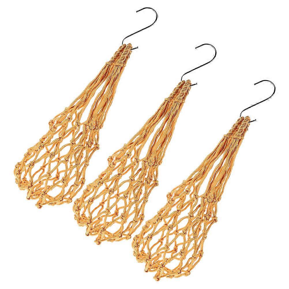 Chicken Vegetable Feeding Net Bag for Poultry 15Pcs with Hooks Included