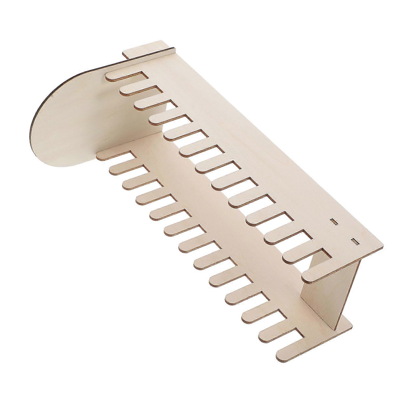 Card Display Rack Wooden Greeting Card Stand for Organizing 1Set