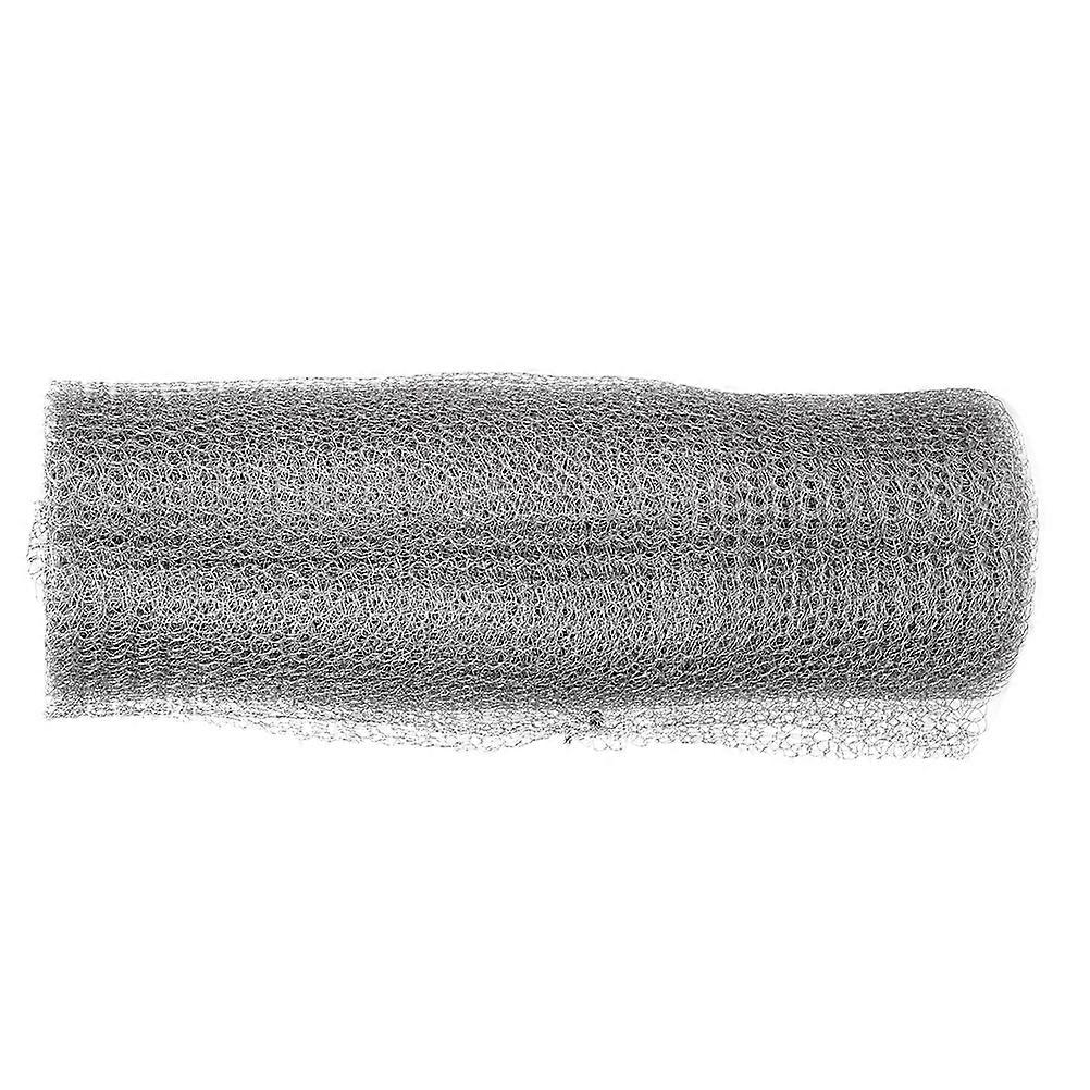 Metal Mesh Gutter Guard for Drain Protection with 1 Roll Silver Material
