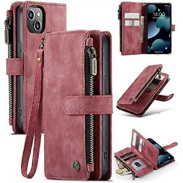 Caseme c30 foral for compatible with Samsung A14 red red