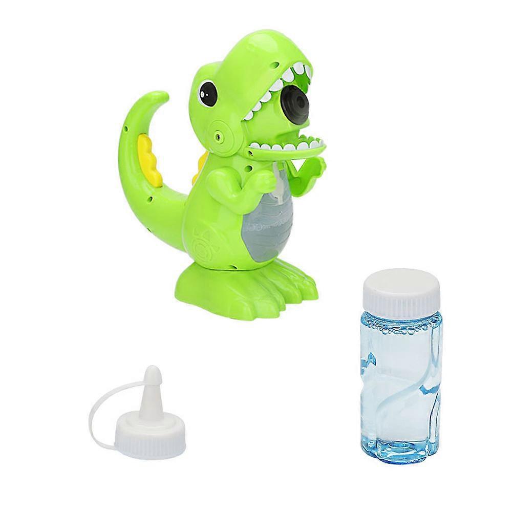 Dinosaur Shape Bubble Maker Toy for Kids Use 1Set Electric Bubble Machine