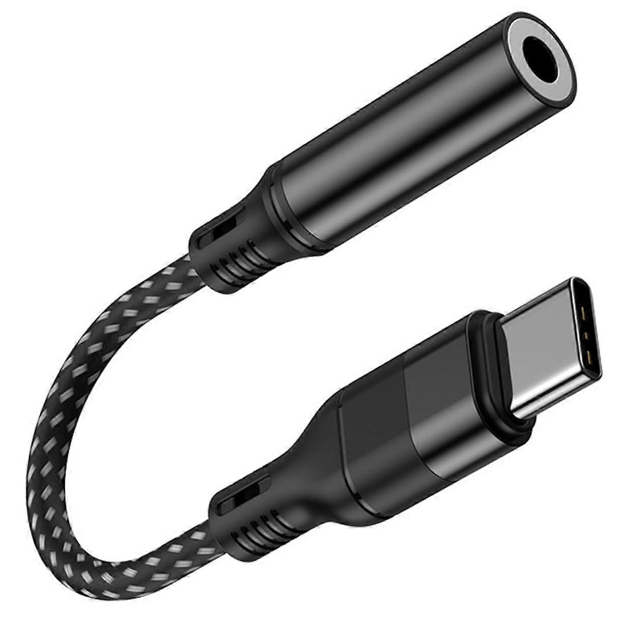 USB C Headphone Adapter TypeC To 3.5mm Audio Jack Compact Durable USB Audio Interface For Smartphones And Computers