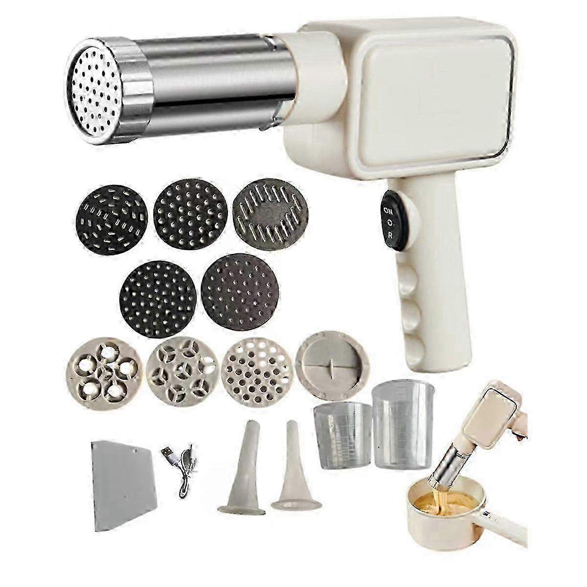 Electric Noodle Maker for Home, Handheld Wireless Pasta Machine