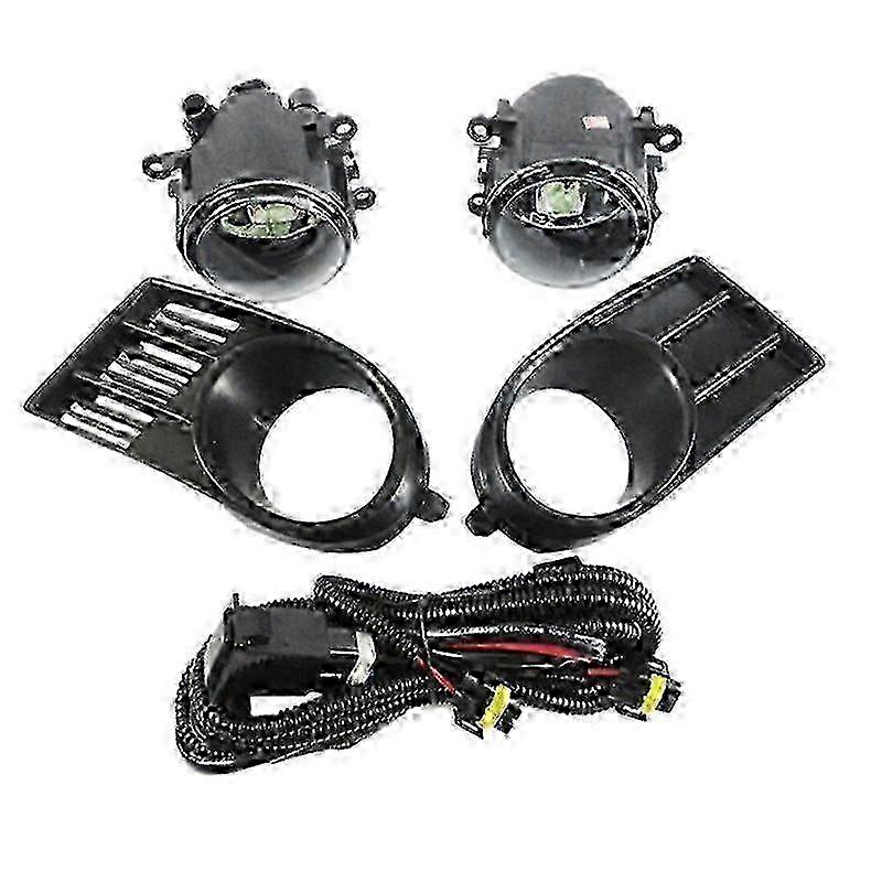Swift 2006 - 2010 Front Bumper Fog Lights with H11 Bulb, Switch Wire and Bezel
