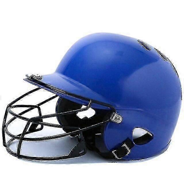 Professional Baseball Softball Cather Helmet Double Lap Batting Helme