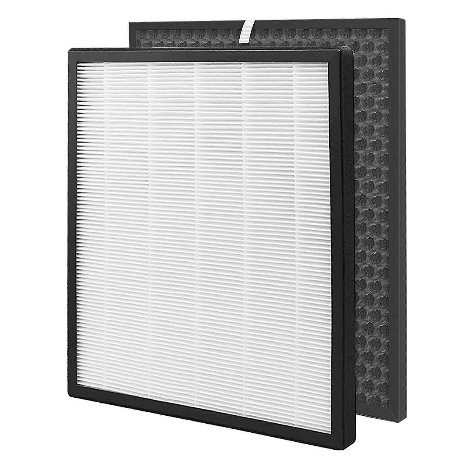 Air Purifier Replacement Filter Set H13 True HEPA and Activated Carbon for Levoit LVPUR131 LVPUR131S