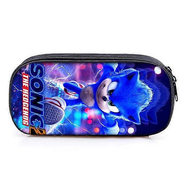 Sonic 2 Print children's pencil case box for students D