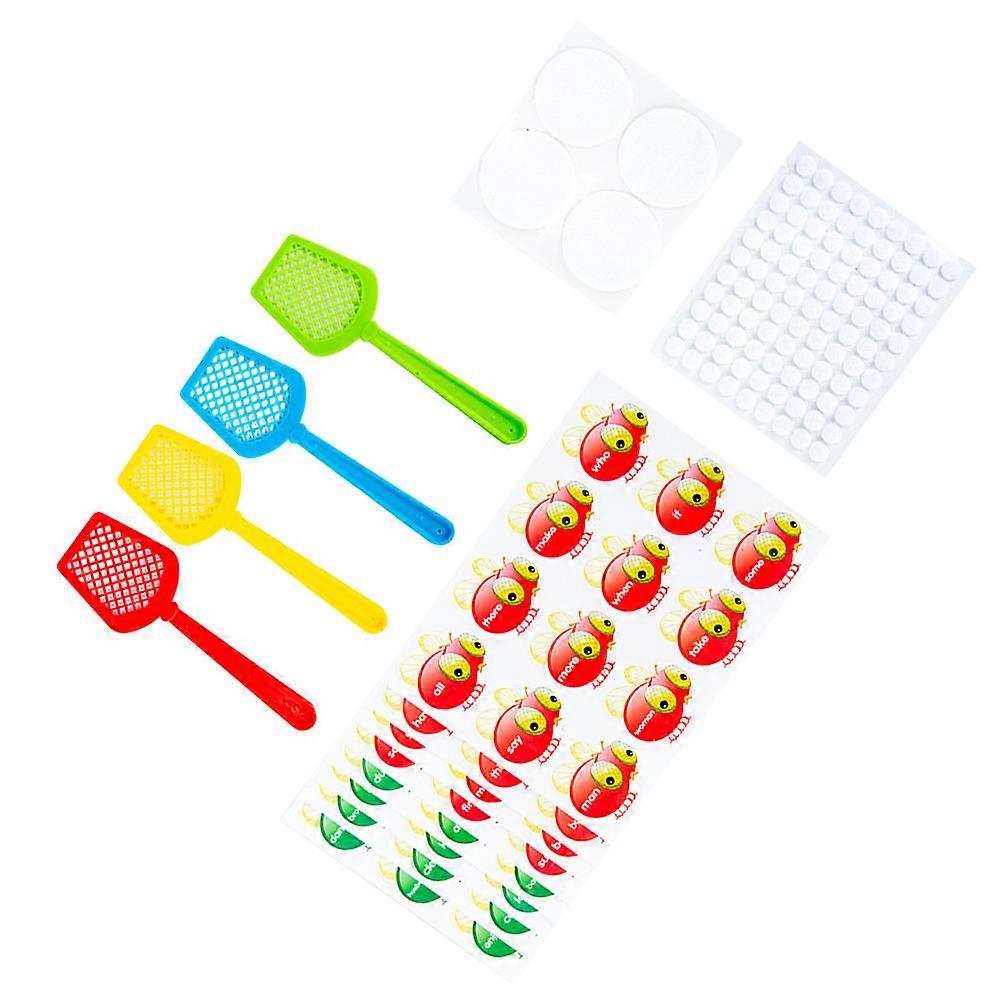 Sight Word Game English Teaching Prop for Kids Playing with 1Set Paper