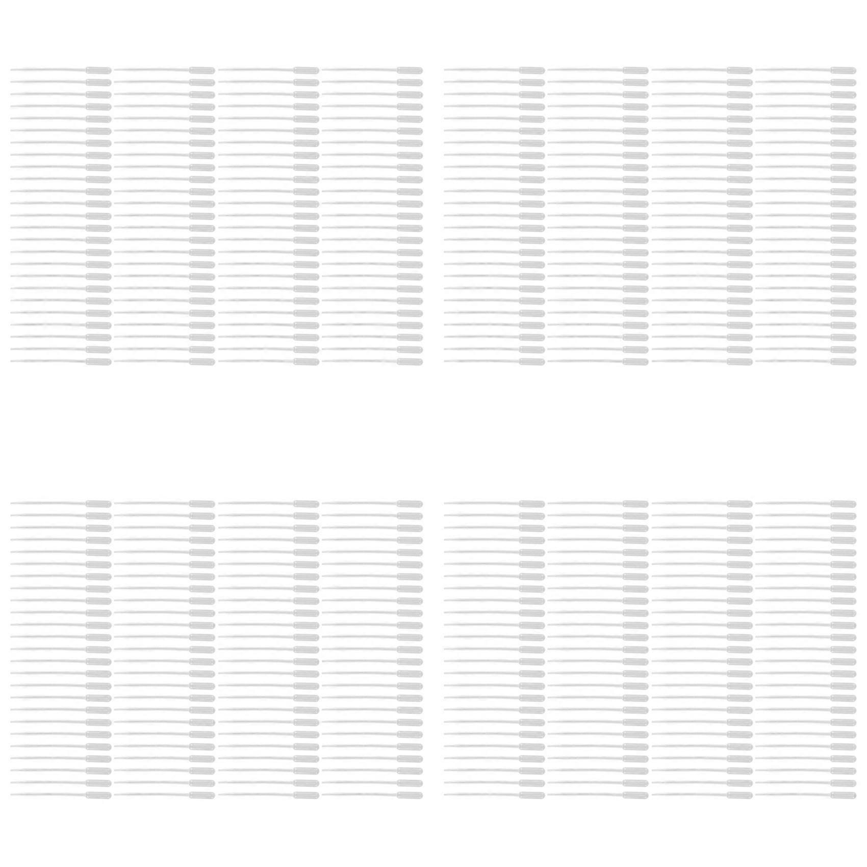 400PCS Graduated Pipettes Dropper Polyethylene (0.5Ml)