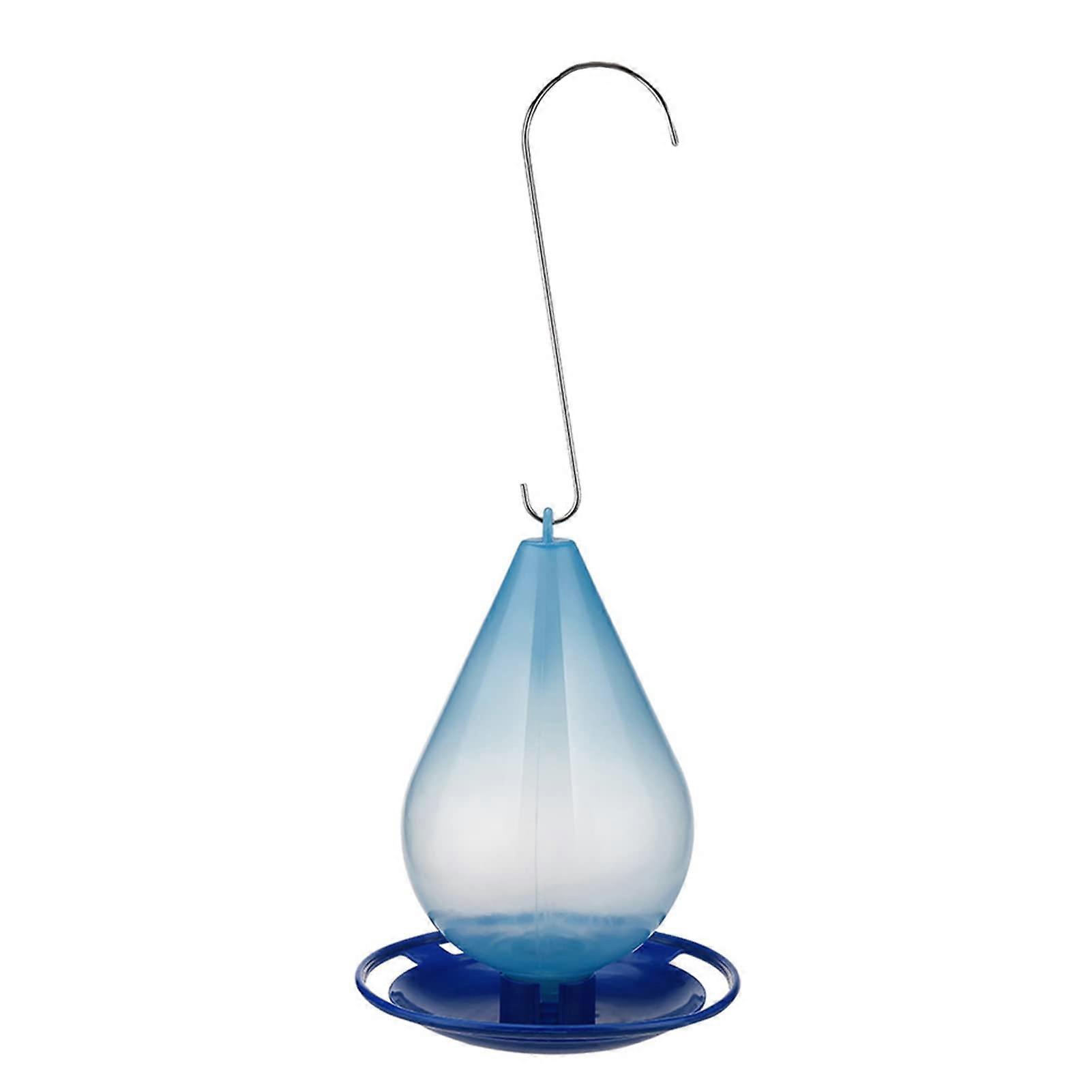 Transparent Raindrop Bird Water Feeder 1 Quart Automatic Waterer with Hanging Garden Perch