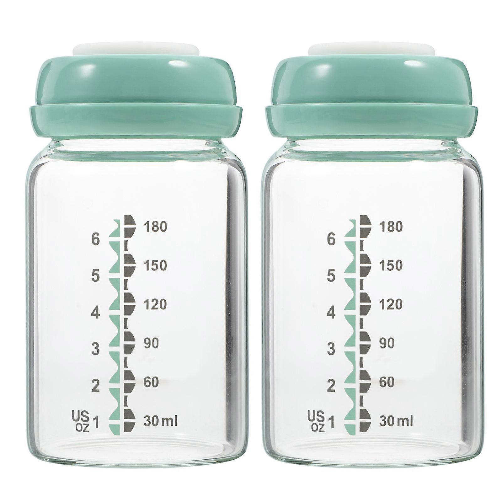 Nursing Bottle Mother Milk Storage Bottle for Storage Use 2Pcs Pack
