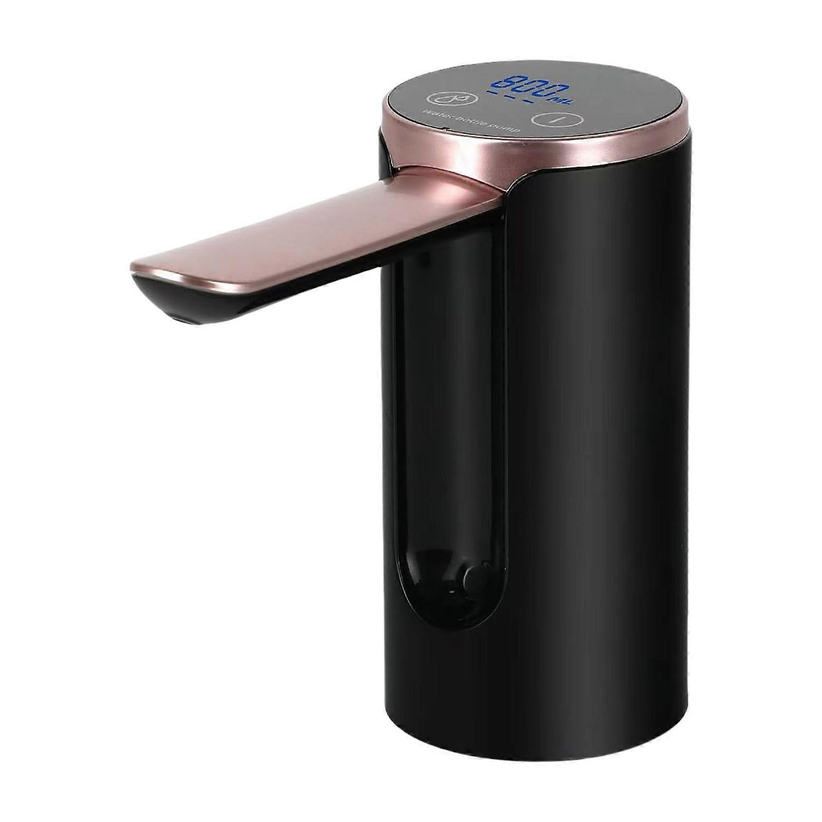 Foldable Electric Water Dispenser with Touchable Pour Technology USB Rechargeable for Parties Black