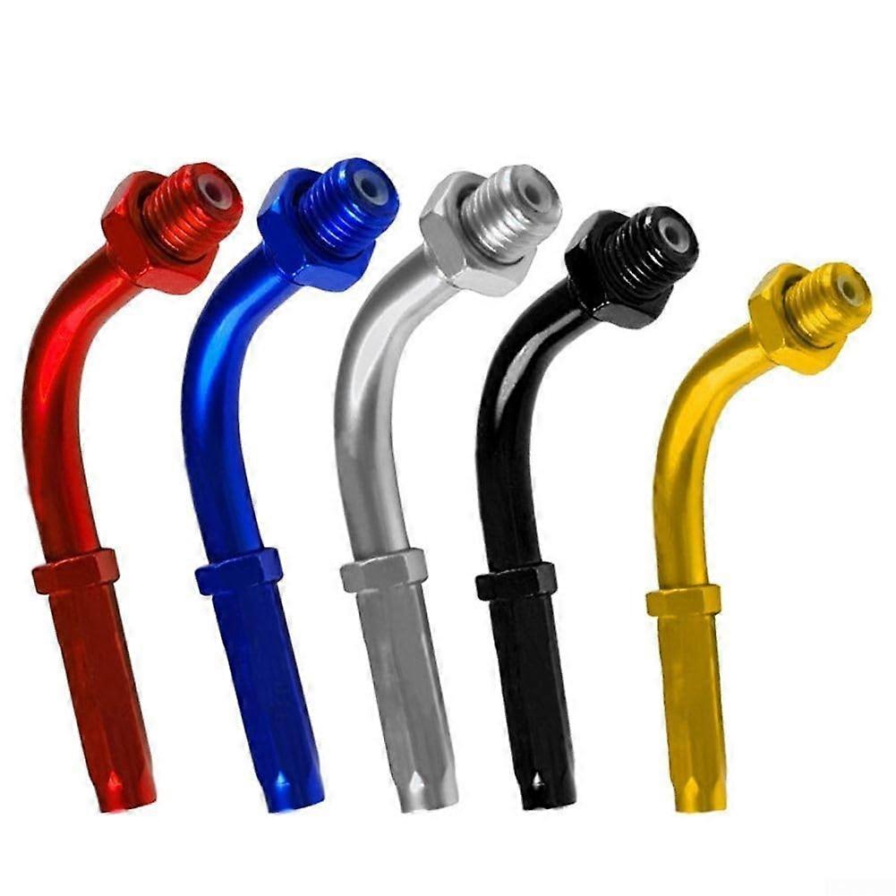 Motorcycle Throttle Cable Adjuster 90 Degree Aluminum Alloy for ATV Precise Control Red