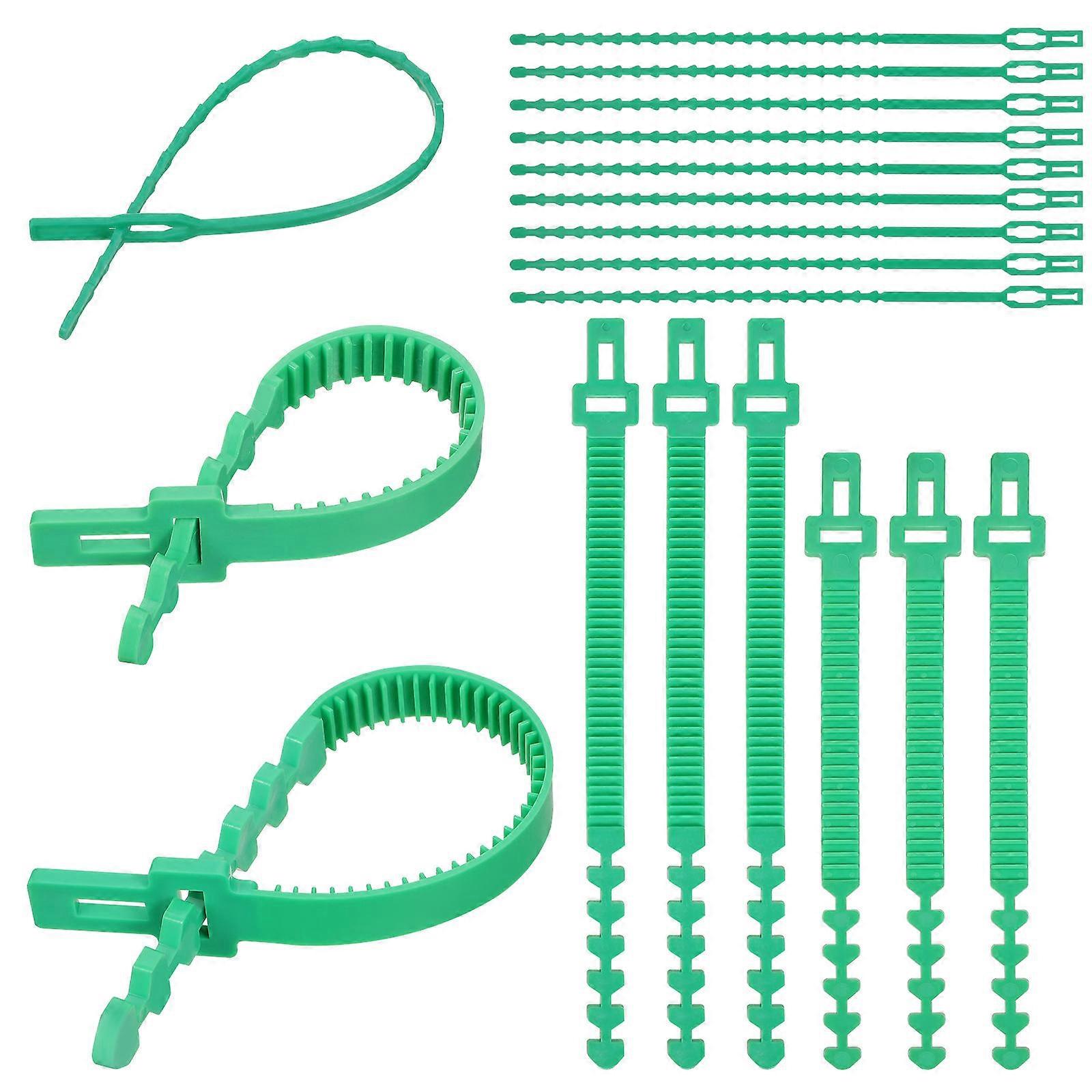 Tree Straps for Straightening 18Pcs Sturdy Plastic Binding Straps for Trees