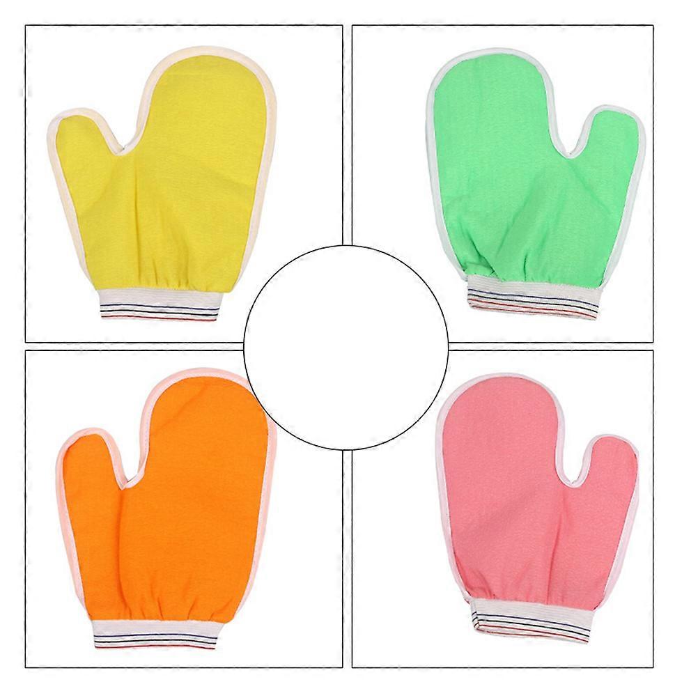 Bath Glove Exfoliating Body Scrub Gloves for Bath Assorted Color
