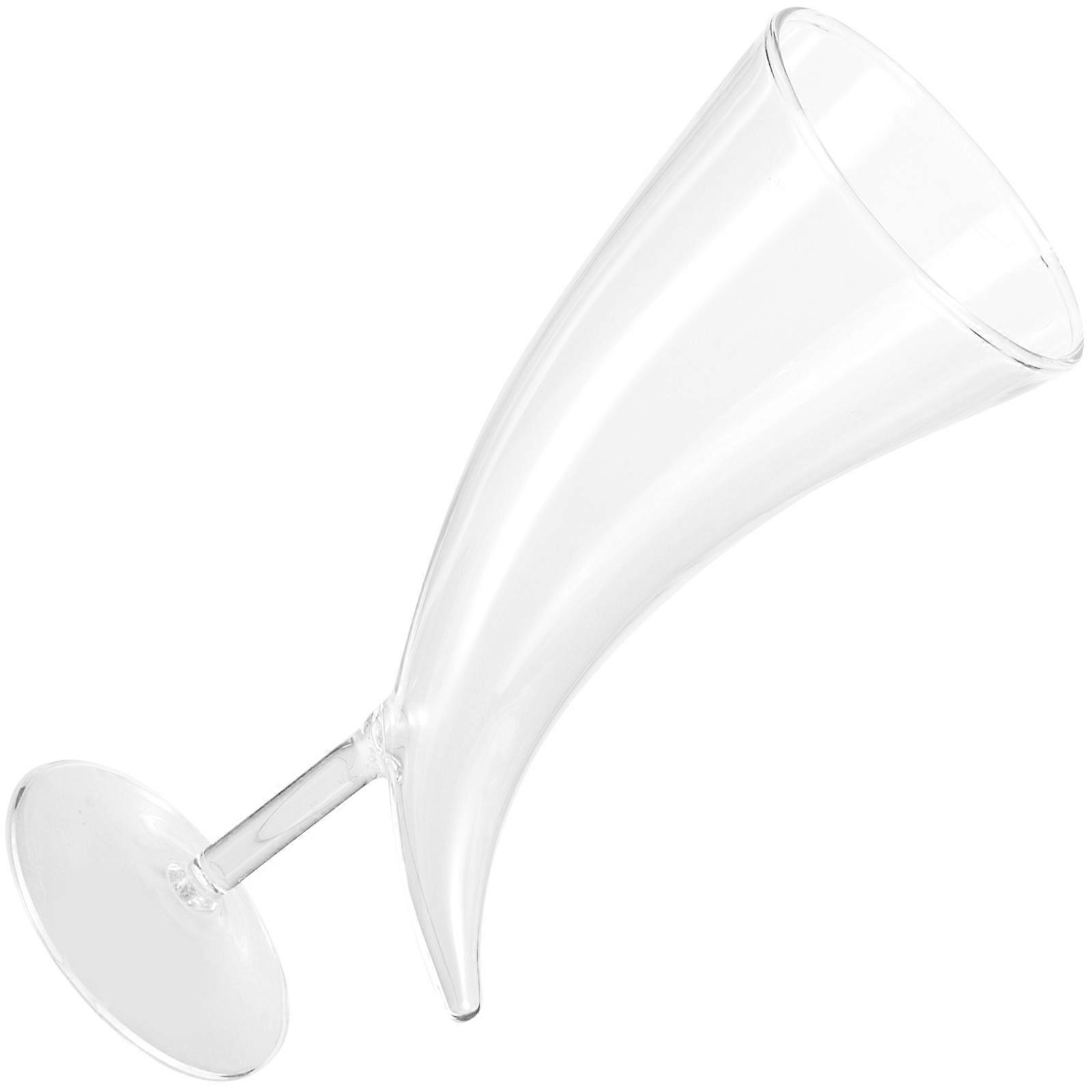 Creative Moon Shaped Wine Glass Cup for Storage Transparent Beverage Cup