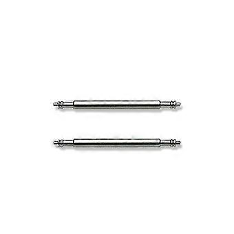 2Pcs 18mm Stainless Steel Watch Strap Spring Bar Pins