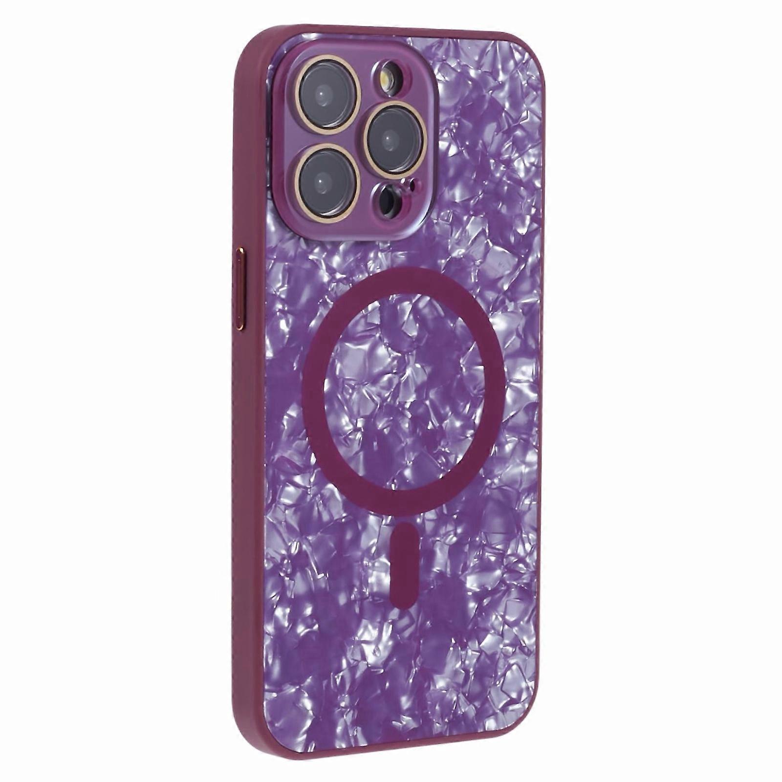 YUX Series For 	iPhone 12 Pro 6.1 inch Cell Phone Cases Cracked Ice Pattern Scratch-proof Shell Comp