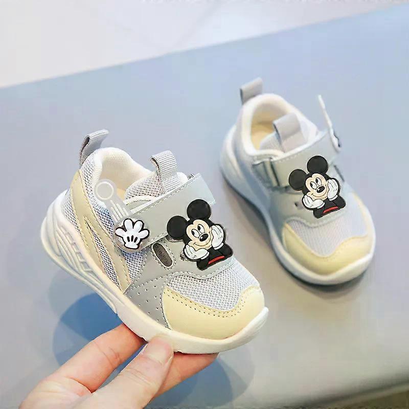 Disney Spring/Fall New Kids Sneakers Mickey Mouse Minnie Soft Sole Baby Toddler Shoes Winter summer Casual Shoes for Boys Girls