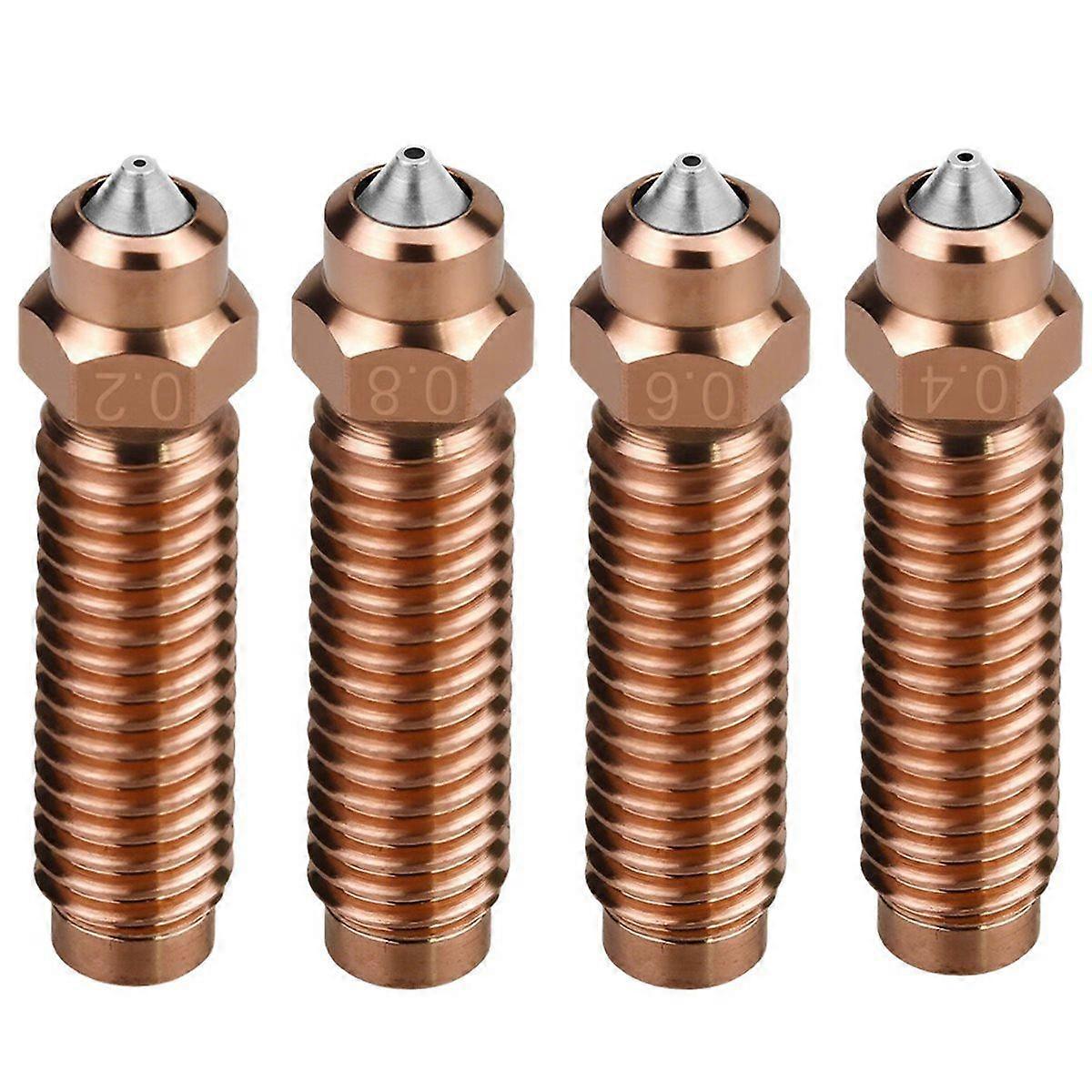 Hotend Nozzles for Centauri Bimetallic Nozzle 0.2/0.4/0.6/0.8mm 3D Printer Part