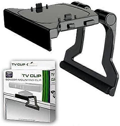 TV Mount Clip for Xbox 360 Kinect Sensor, Adjustable Fit and Secure SpaceSaving Design