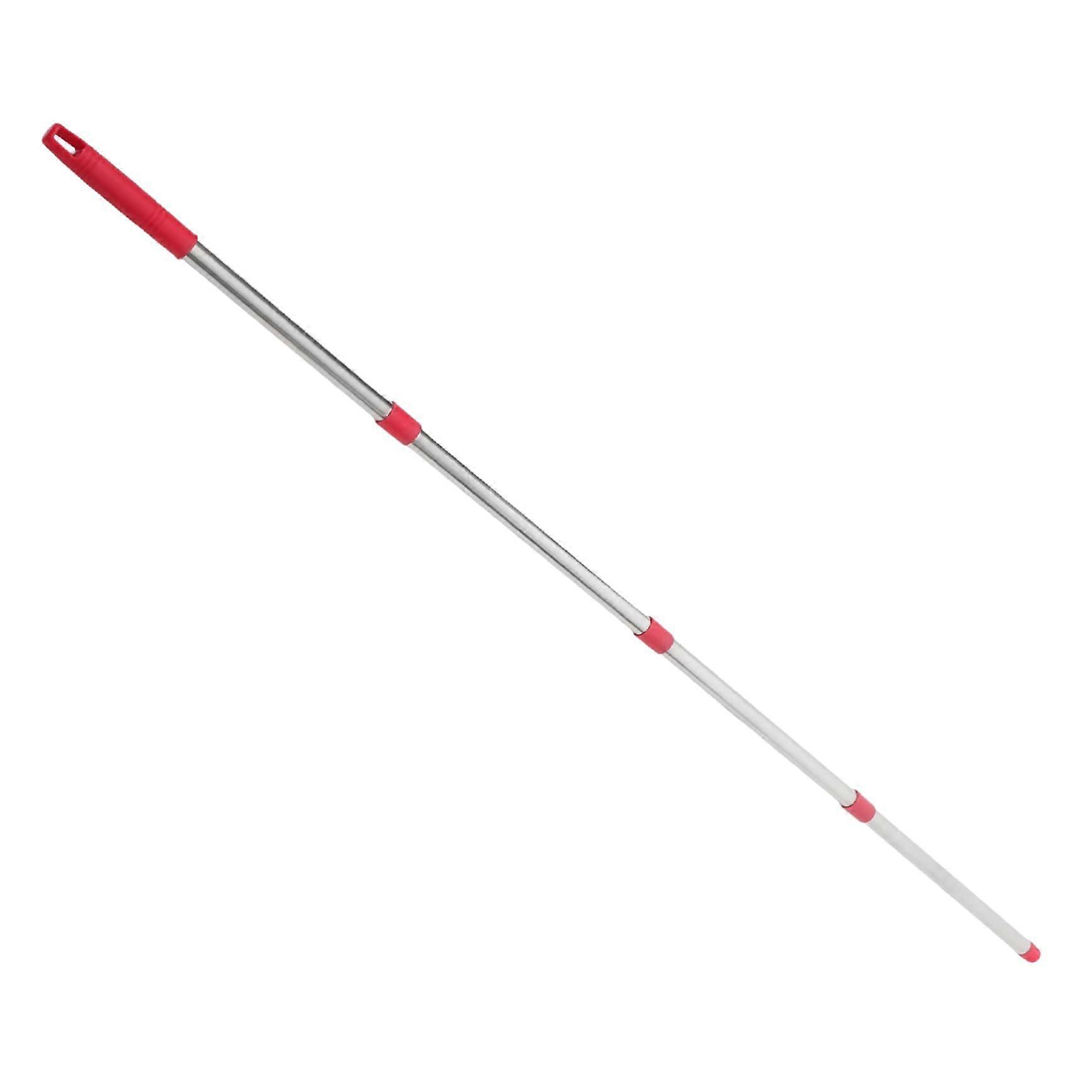 Mop Handle Replacement Adjustable Stainless Steel Pole with Ergonomic Grip for Floor Cleaning