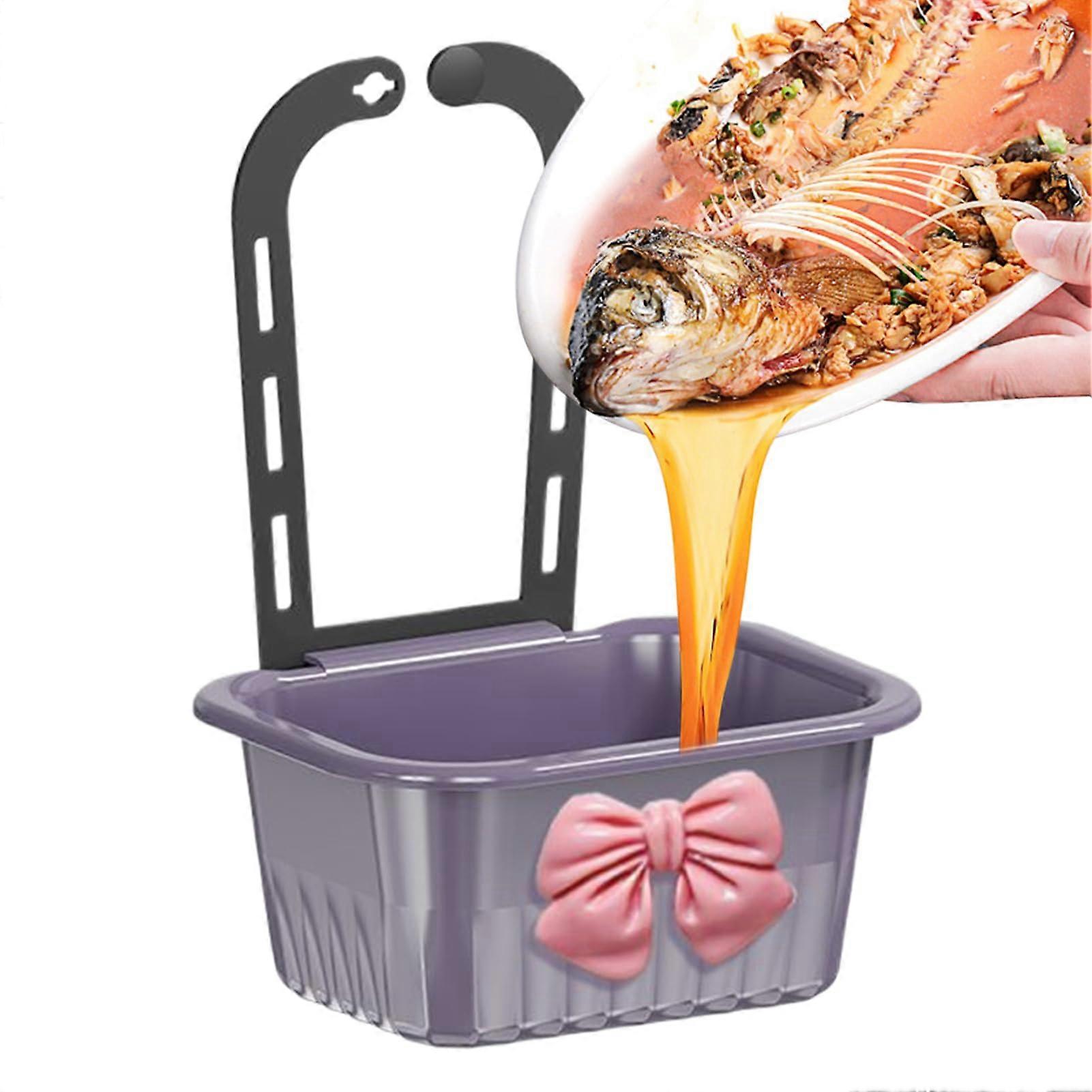 Hangable Kitchen Sink Strainer Basket with Detachable Mesh Filter for Easy Filtration and Space Saving