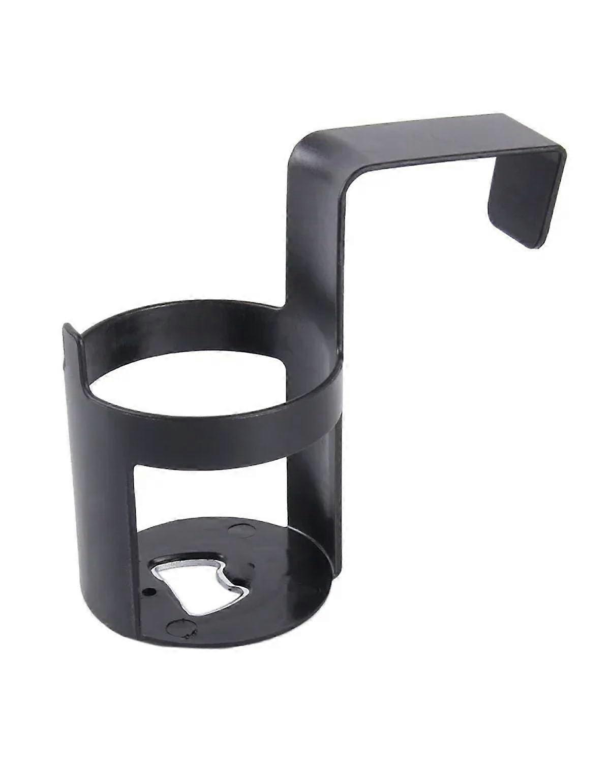 Universal Car Cup Holder Backseat Organizer with Secure Pole Locking and MultiUse Storage (4 Black)