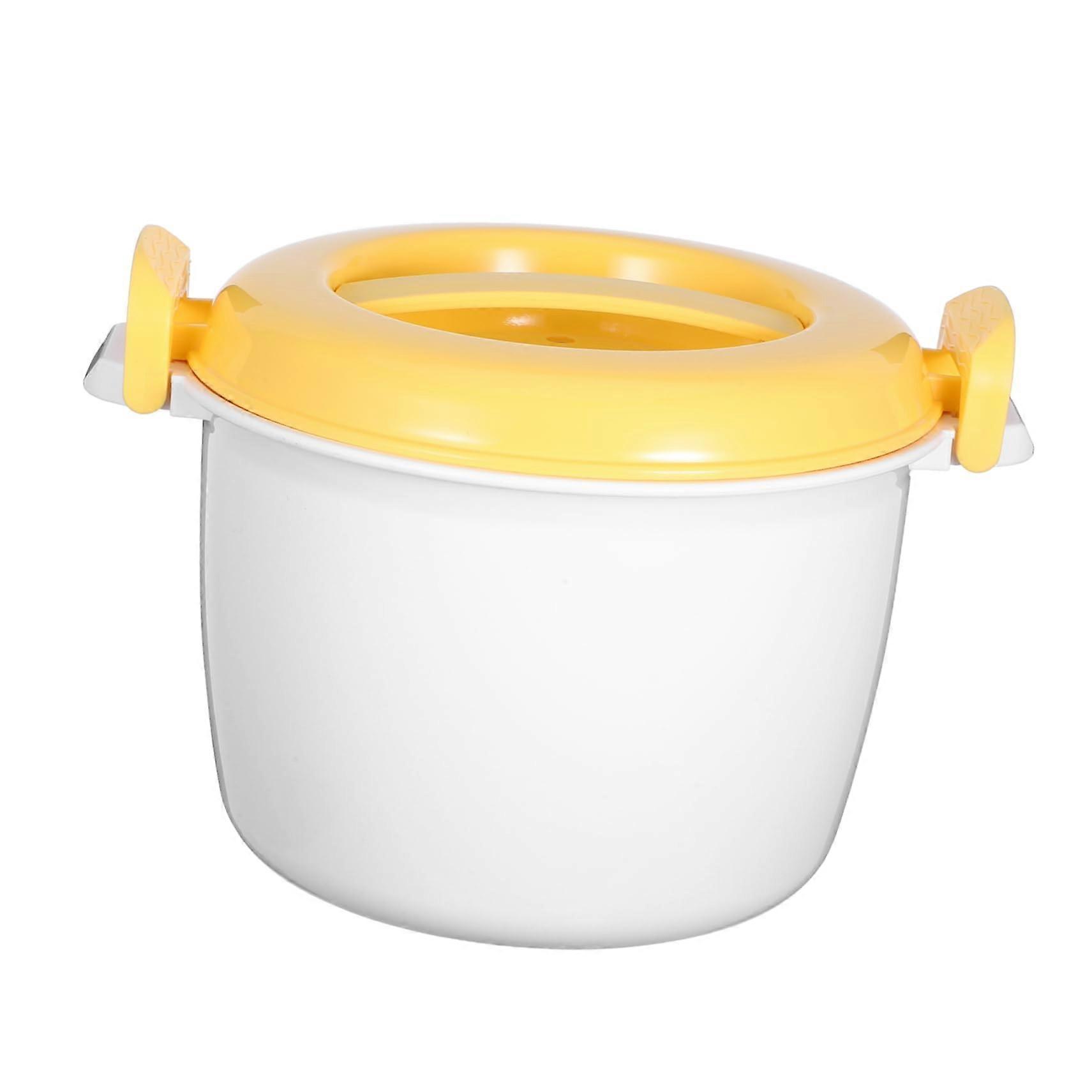 Microwave Rice Cooker for Quick Cooking,  Temperature Resistant, Compact for Home and Office