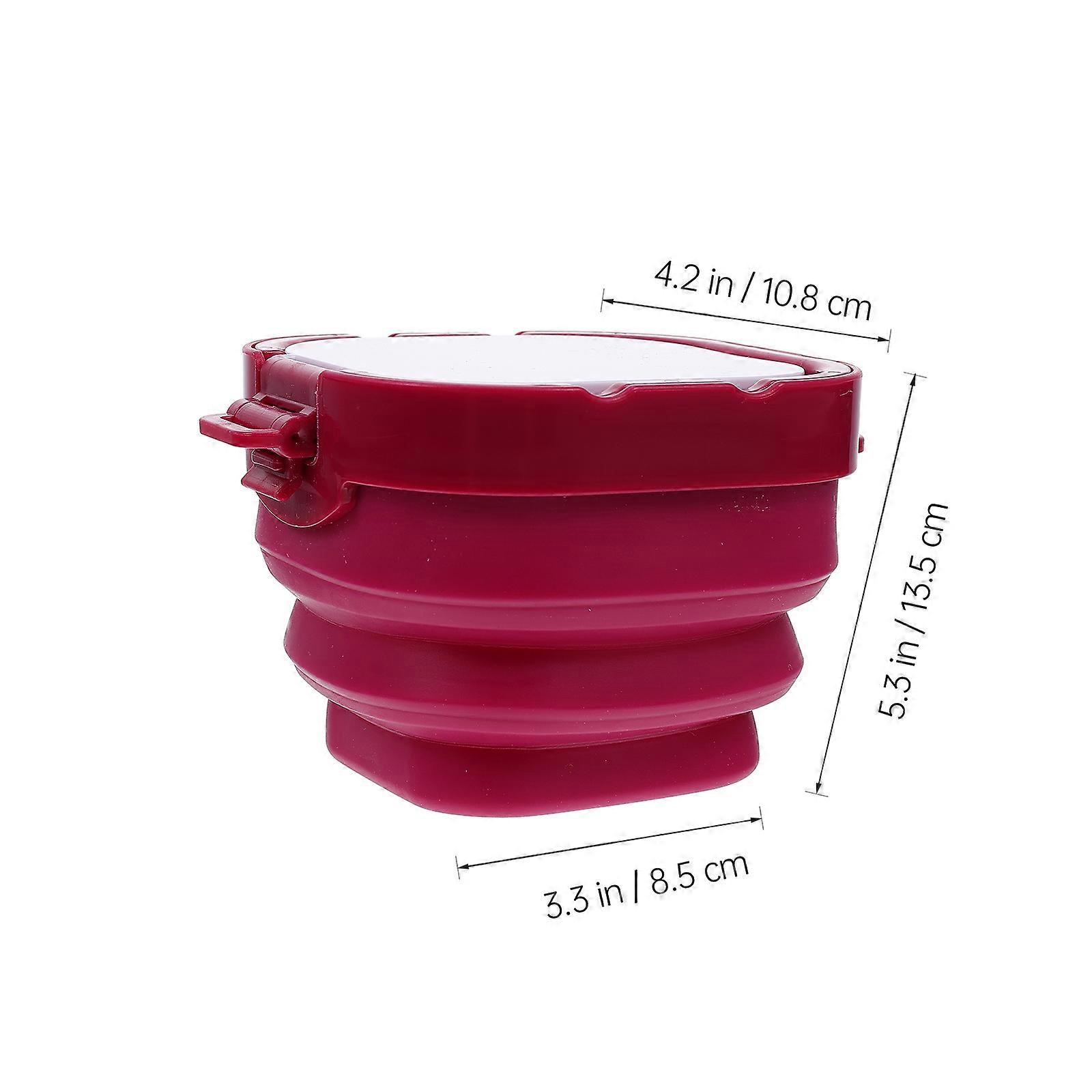 Balde multifuncional para limpeza de pincéis e canetas artísticas.