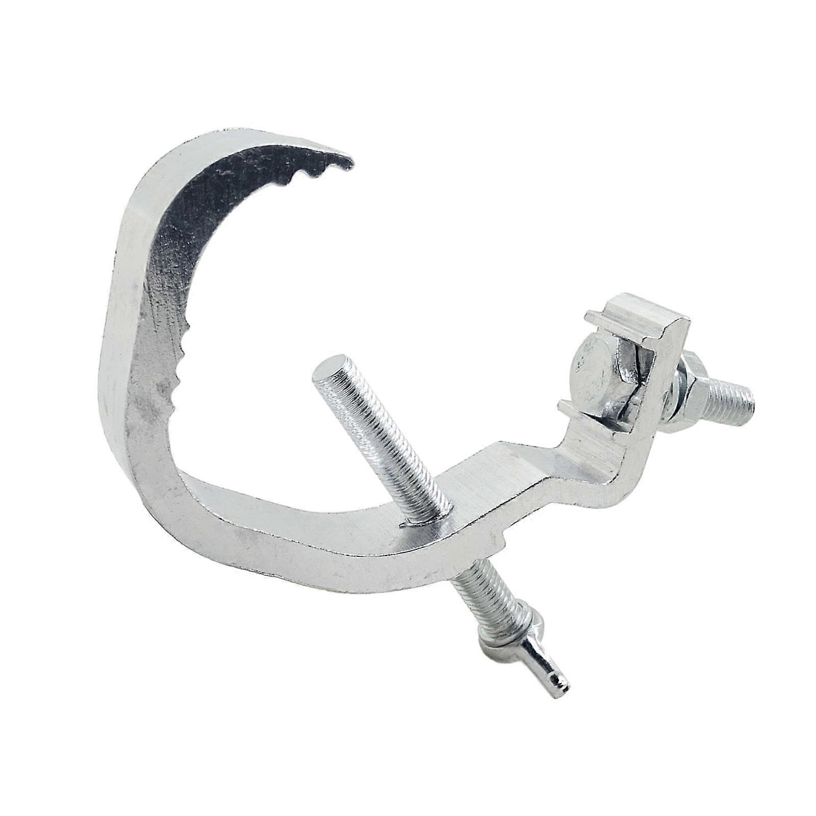 Stage Light Clamp with Nonslip Secure Grip for Truss, Adjustable Quick Lock Silver