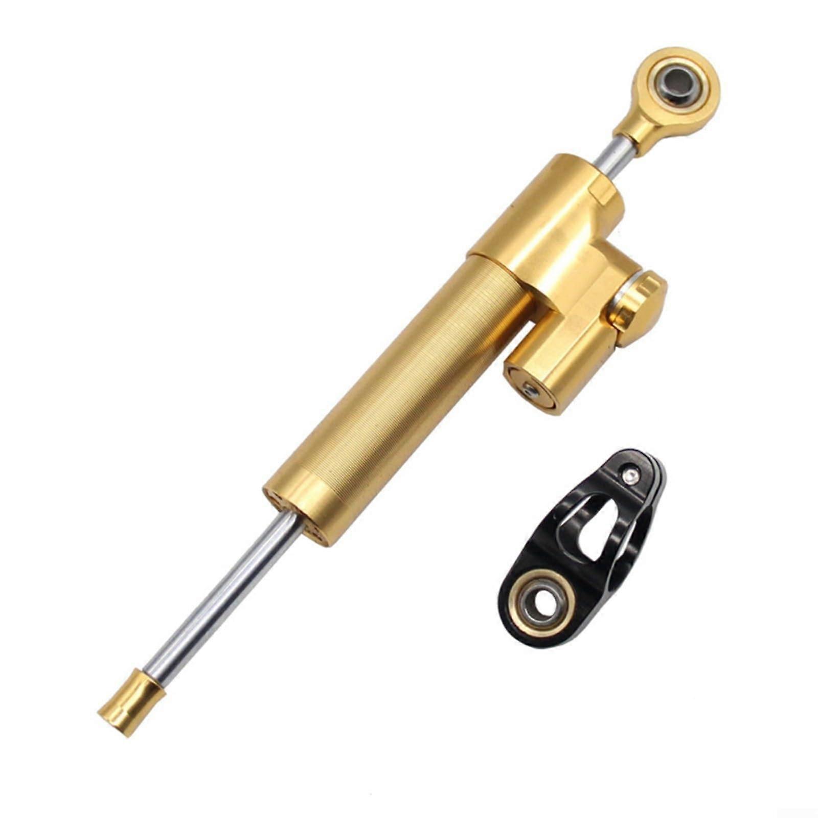 Electric Scooter Steering Damper Adjustable Stabilizer Gold Shock Absorber for Smooth Control
